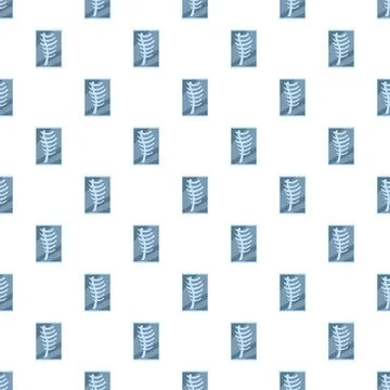 X ray rib cage pattern healthcare radiology background Stock Illustration