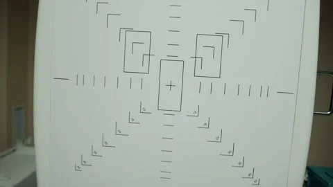 X-ray table for taking X-ray images from different positions in the X-ray room Stock-Footage 317807092