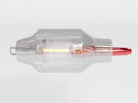 X-ray Tube 3D rendering image Stock-Illustration