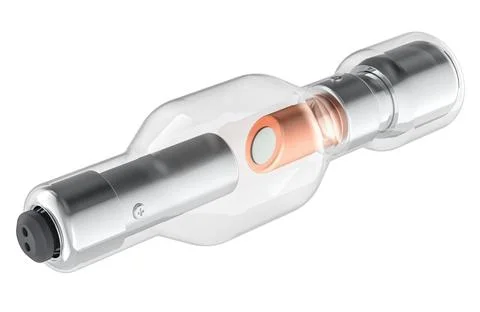 X-ray Tube. 3D rendering Stock Illustration
