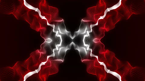 X Red Energy LOOP Stock Footage 25862189