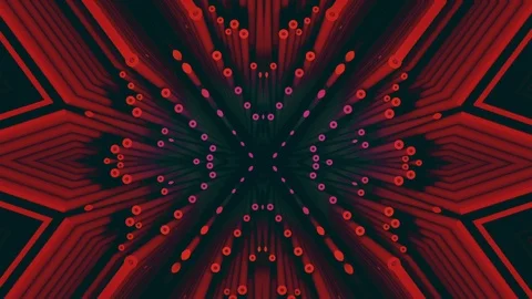 X shape made from animated 3D pipes Video stock 104453733