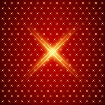X symbol pattern electric laser technology, extreme red background 스톡 일러스트