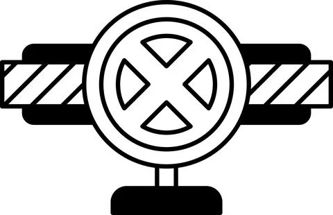 X on a white background Stock Illustration