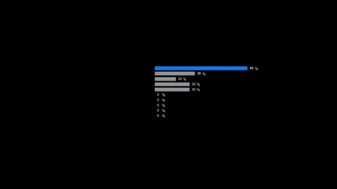 X-y axis linear graph. infographics Stock Footage 107512468