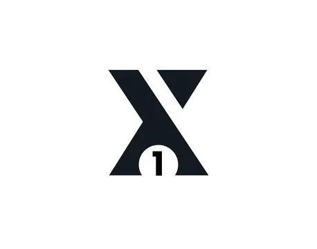 X1, 1X Initial letter logo Stock Illustration