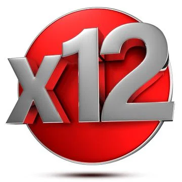 X12 3d. Stock Illustration