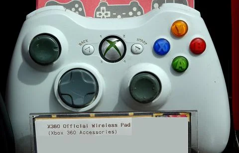 X360 Official Wireless Pad Stock Photos