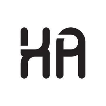 Xa initial letter vector logo icon Stock Illustration