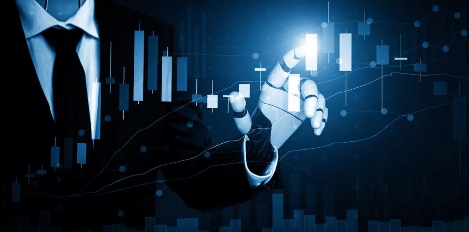 XAI Future artificial intelligence and machine learning for AI droid robot or イラスト素材