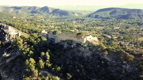 Xativa castle spain Stock Footage 86564929
