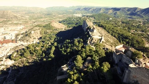 Xativa castle spain Stock Footage 86564930