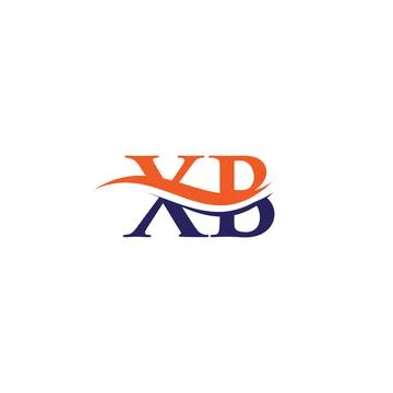 XB logo design. Initial XB letter logo design. Stock Illustration