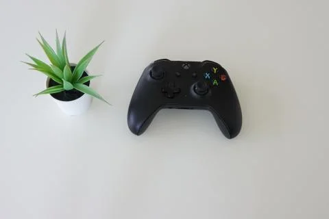 An XBox Controller used in playing video games on a XBox Stock Photos