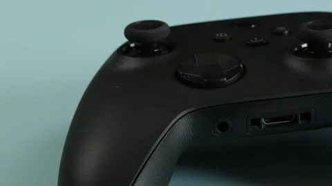  Xbox game controller, close up  Stock Footage 244412043