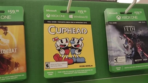Xbox Games Signage Stock Footage 202278238