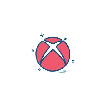 Xbox icon design vector Stock Illustration