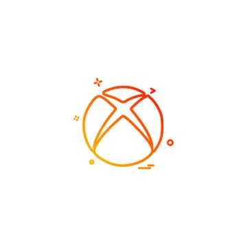 Xbox icon design vector Stock Illustration