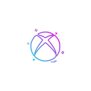 Xbox icon design vector Stock Illustration