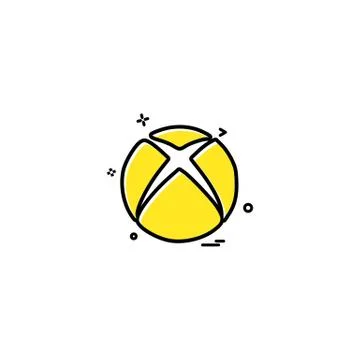Xbox icon design vector Stock Illustration