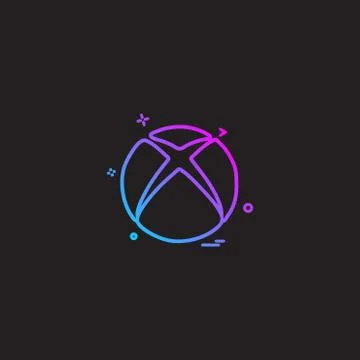 Xbox icon design vector Stock Illustration