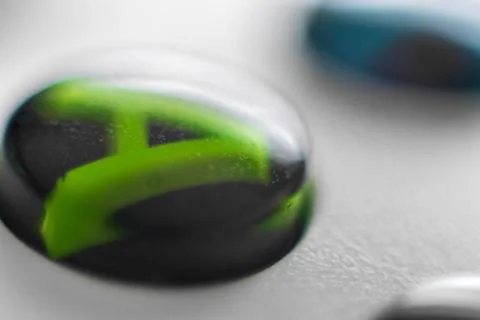 Xbox one macro background controller Stock Photos