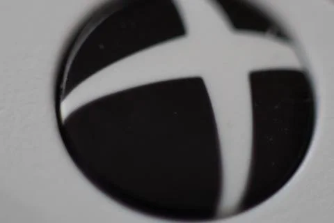 Xbox one macro background controller Stock Photos