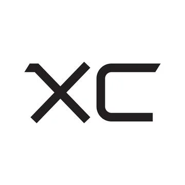 Xc initial letter vector logo icon 스톡 일러스트