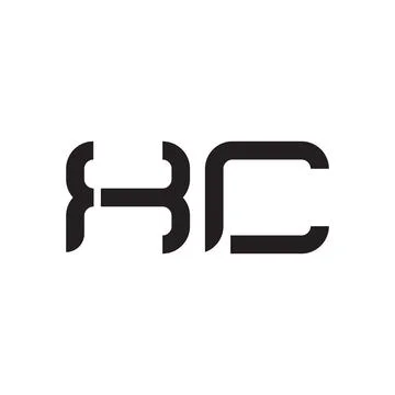 Xc initial letter vector logo icon 스톡 일러스트