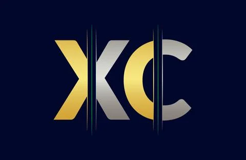 XC Letter logo design vector template. Illustrazione stock