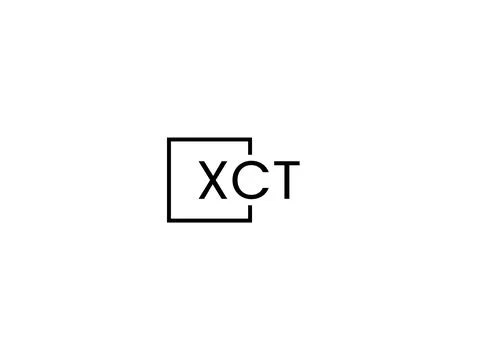 XCT letter initial logo design vector illustration 스톡 일러스트