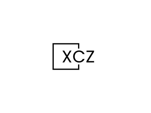 XCZ letter initial logo design vector illustration Stock Illustration