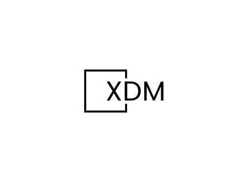 XDM letter initial logo design vector illustration Stock Illustration