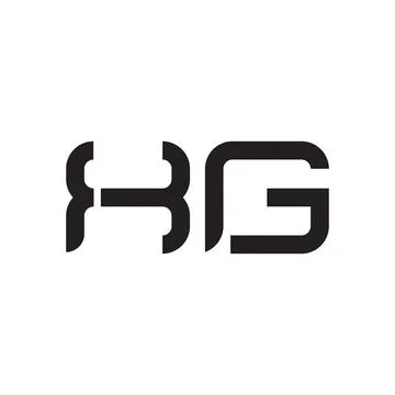 Xg initial letter vector logo icon Stock Illustration