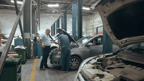 Xi'an CHINA, - MAY 07 2019: -View of Auto 4S Stores Stock Footage 125384382