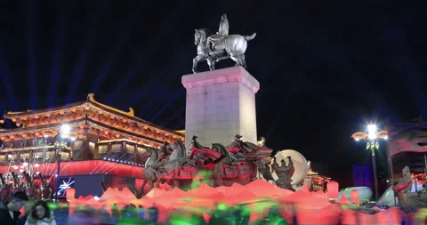 Xi'an city 4K Video stock 104409702