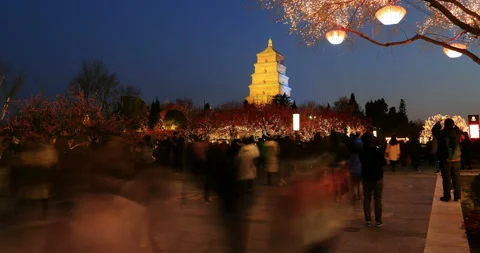 Xi'an city 4K Видео 104409879