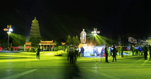 Xi'an city 4K Vídeo Stock 104413966