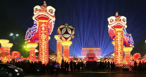 Xi'an city 4K 库存影片 104417380