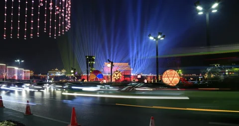 Xi'an city 4K 库存影片 104418445