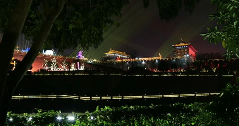 Xi'an city 4K 库存影片 104421912