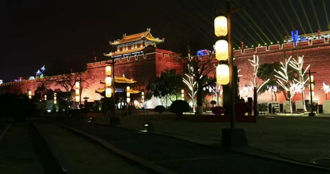 Xi'an city 4K Stock Footage 104422385