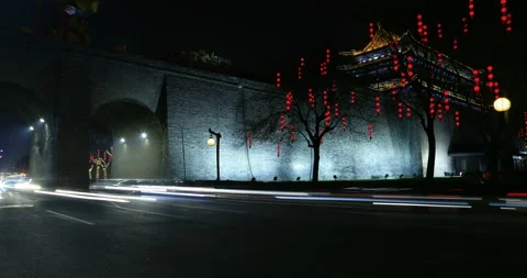 Xi'an city 4K 動画素材 104428060