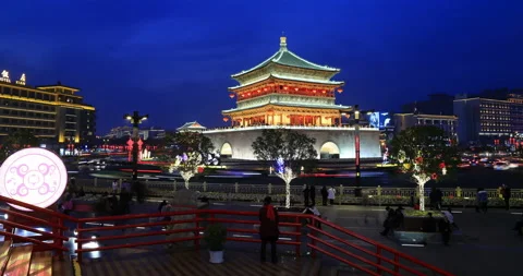 Xi'an city 4K 動画素材 104430286