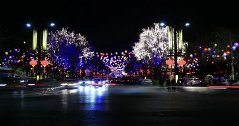 Xi'an city 4K Stock Footage 104436816