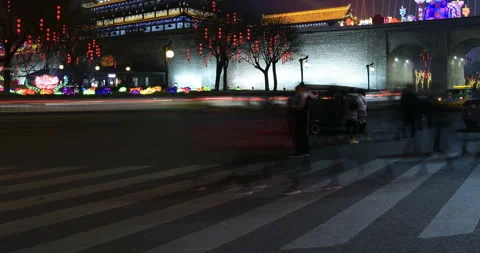 Xi'an city 4K 库存影片 104486774