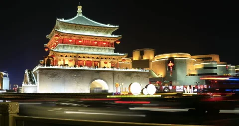 Xi'an city 4K Video stock 104488622