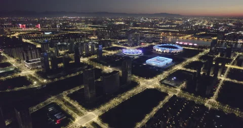 Xi'an city skyline Stock Footage 208898520
