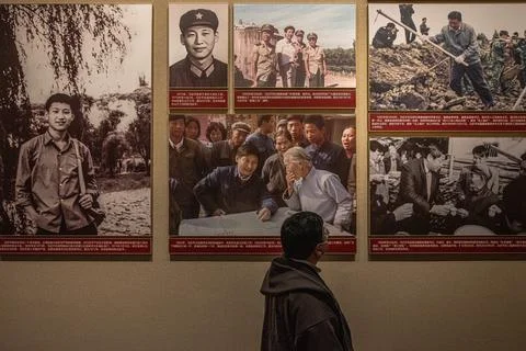 Xi Jinping is expected to secure a historic third term as the party's general se Stock Photos