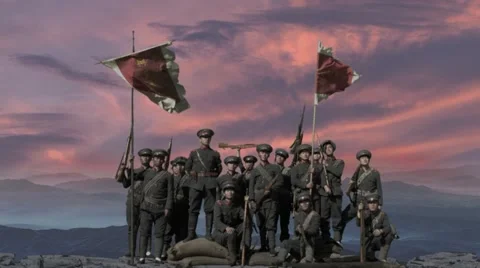 XI' AN uprising, Three - dimensional animation Video stock 66569244